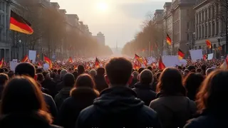 Bürgerbeteiligung in Bremen: Gegendemonstration fordert soziale Gerechtigkeit und kritisiert nationale Symbolik