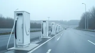 E.ON baut 100. Schnellladepark an der A81 für das Bundesnetz