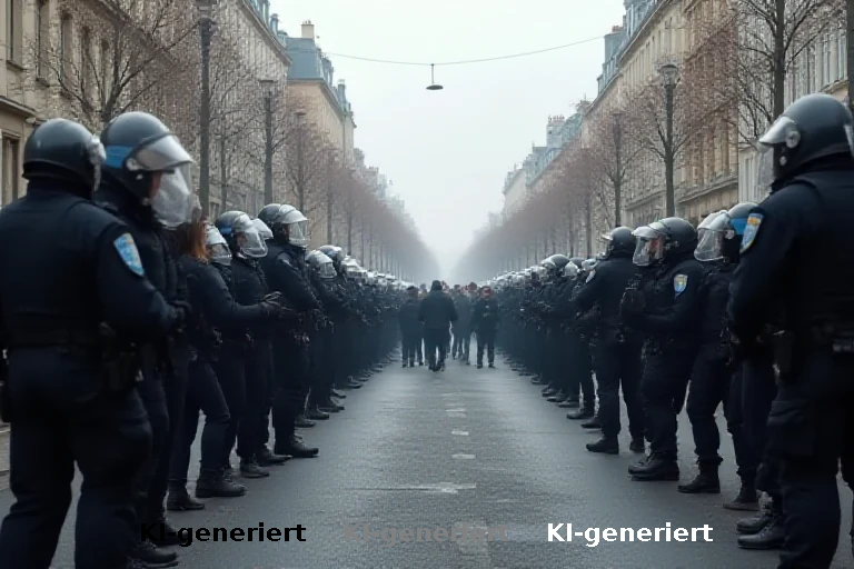 Expertenkritik an französischer Polizeiauftragsführung bei Schulprotesten
