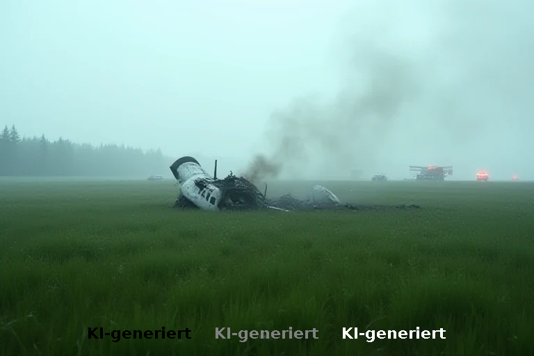 Flugzeugabsturz in Niedersachsen: Tragödie ohne größere Katastrophe