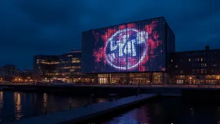 Hamburgs HafenCity präsentiert immersive Comic-Projektion
