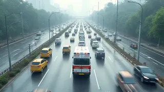 Neue Delhi-Autobahn: Staus und Kritik an Navigationsdaten
