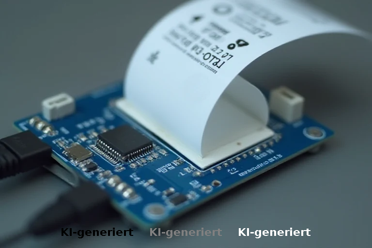 Physische Datenvisualisierung: Wochenbericht auf Thermopapier statt digitaler Oberfläche