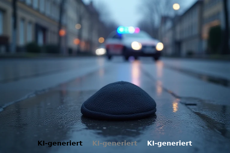 Polizeiliche Ermittlungen in Düsseldorf: Fahndung nach Angriff auf Kippa-Träger