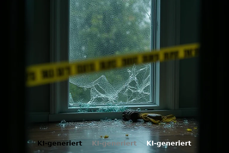 Polizeisuche nach Einbrechern: Sachschaden und Beute im niedrigen vierstelligen Bereich