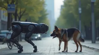 Roboter und lebende Hunde: Synergie bei der Bombensuche auf der TEKNOFEST