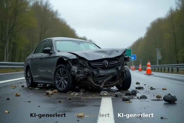 Schwere Kollision auf der A52: Rettungseinsatz und offene Fragen zur Unfallursache