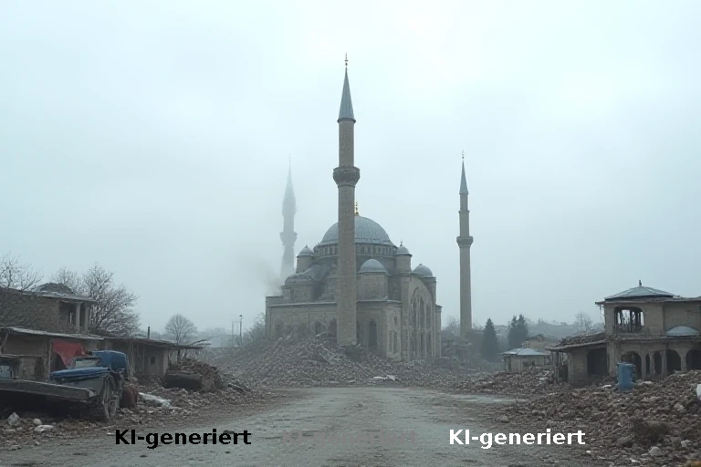 Sturmschäden in der Türkei: Minarette stürzen ein, Dächer und Fahrzeuge beschädigt