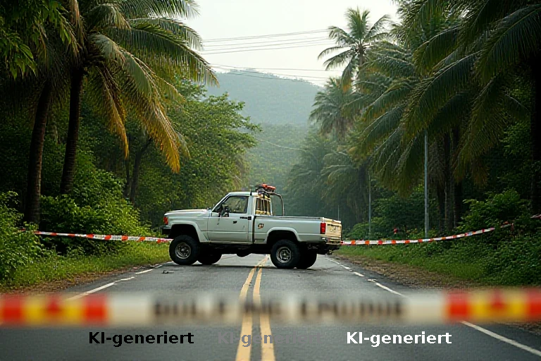 Tödlicher Verkehrsunfall in Khao Lak: Zwei deutsche Urlauber sterben nach Anprall eines Pick-ups